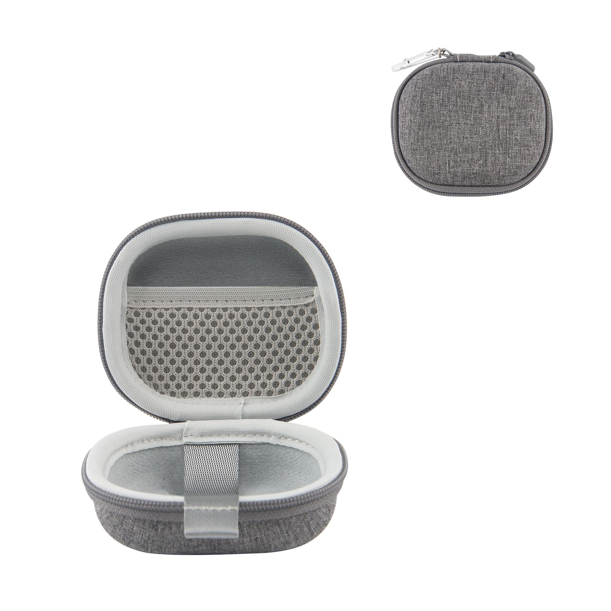 Electric Shaver Razor Case Compatible with Laifen P3 Pro, Hard Shell Compact Protective Travel Storage Box with Mesh Pocket for Shaver Accessories - Gray