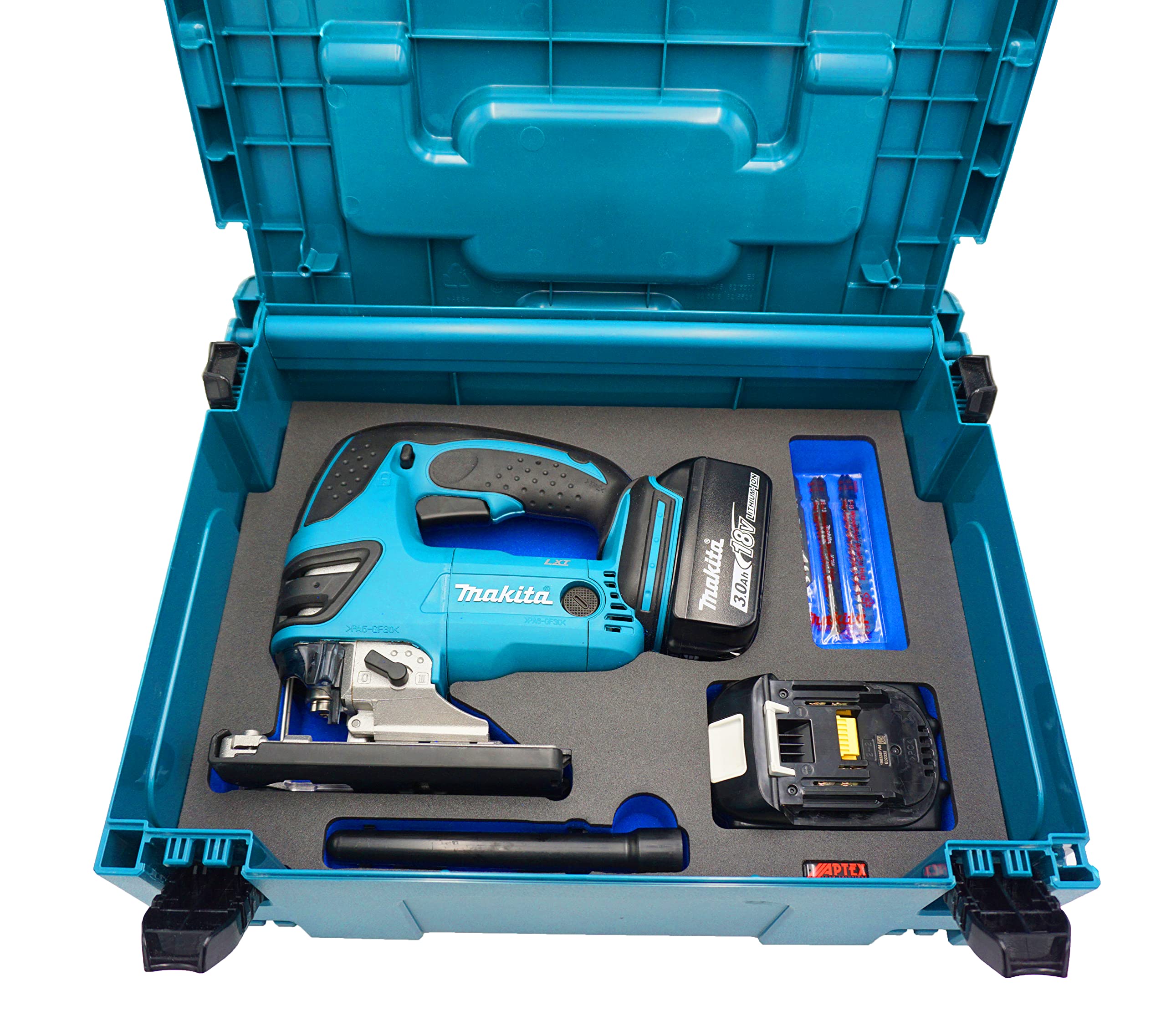 APTEX Schaumeinlage passend für Makita Akku-Pendelhubstichsäge DJV 180 für MakPac Gr. 2-3
