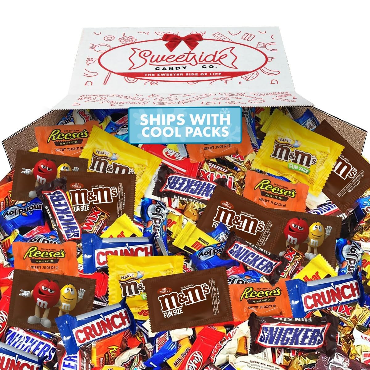 Chocolate Variety Pack - Assorted Bulk Mix - Movie Night Supplies, Snack Food Gift, Office Assortment- Gift Bag for Birthday Party, Kids, College Students & Adults (6 LBS)