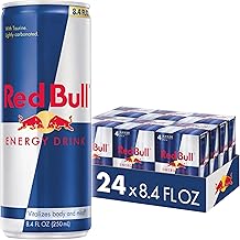 Energy Drink with 80mg Caffeine plus Taurine &amp; B Vitamins, 8.4 Fl Oz, 6 Packs of 4 Cans (Pack of 24)