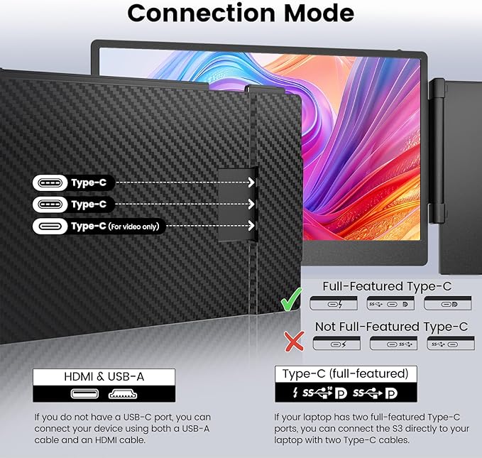 Monitor Extensor 14.1 FHD IPS miniatura 4