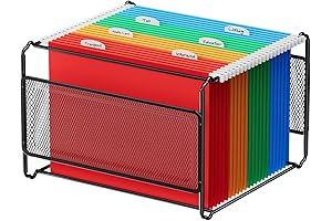 MaxGear Hanging File Rails for Drawer - Tidy Up Your Desk Today!