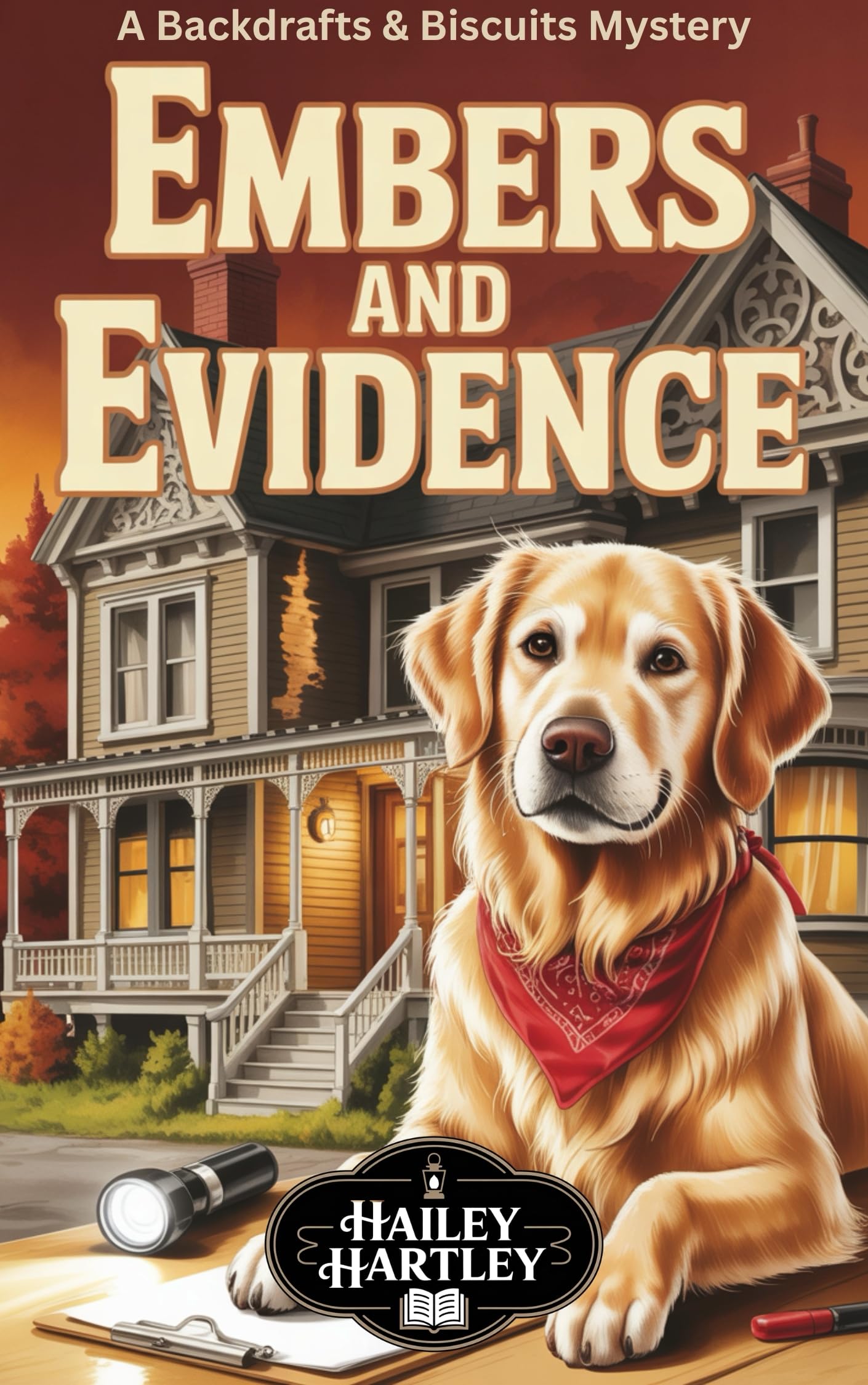 EMBERS AND EVIDENCE: A Backdrafts & Biscuits Mystery (Backdrafts & Biscuits Mysteries Book 4)