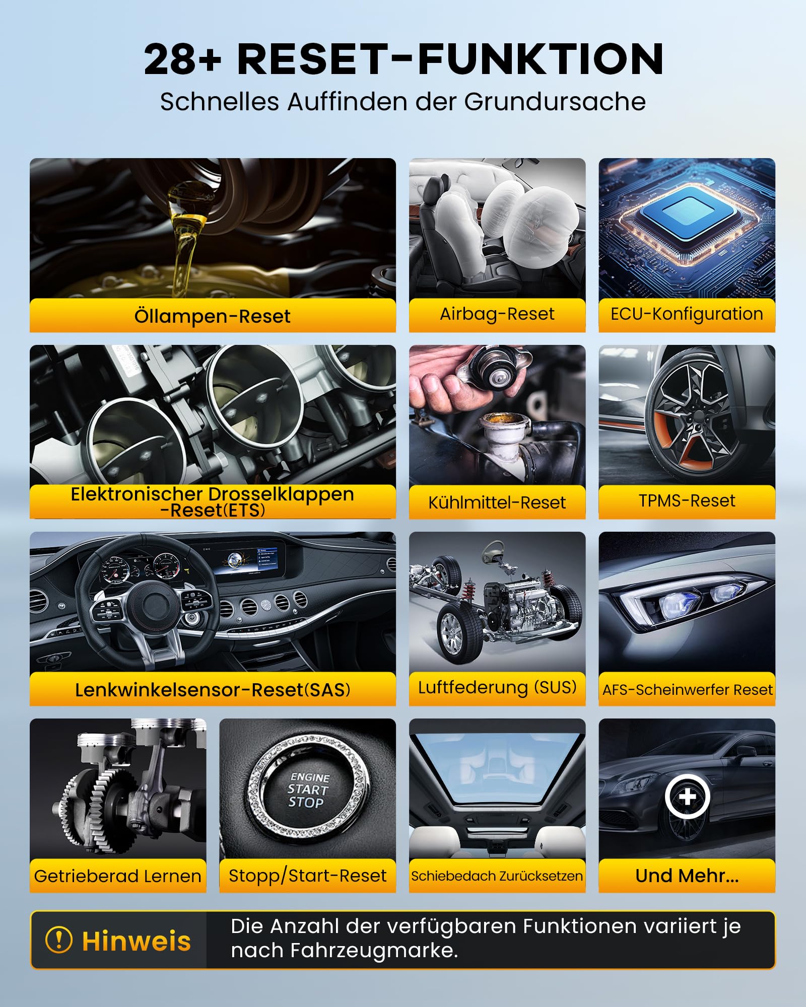 ThinkScan 672 OBD2 urządzenie diagnostyczne, samochód z funkcją resetowania 28+ i pełną diagnostyką systemu, czytnik samochodowy do aktywnego testowania, zaawansowane kodowanie ECU
