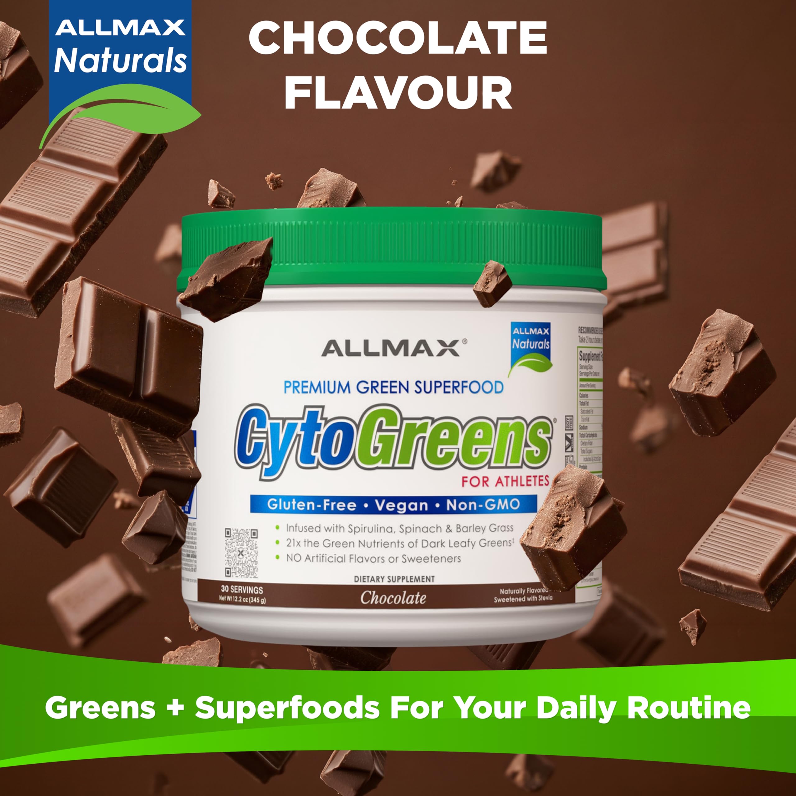 Amazon.com: ALLMAX Naturals CytoGreens Super Greens Powder