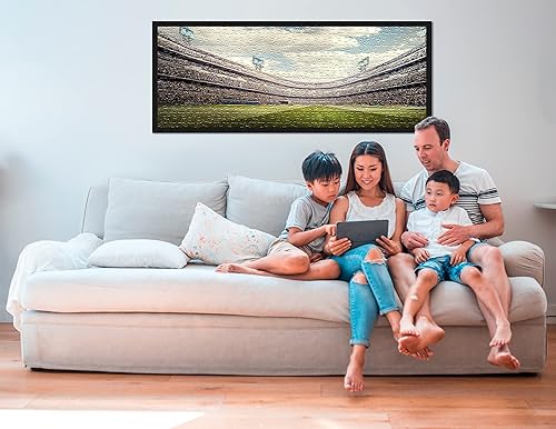 Miniatura 5 de Poster Palooza Marco para rompecabezas de 26.5 x 38.5 pulgadas, marco de madera blanco hecho para mostrar rompecabezas de 26.5 x 38.5 pulgadas con