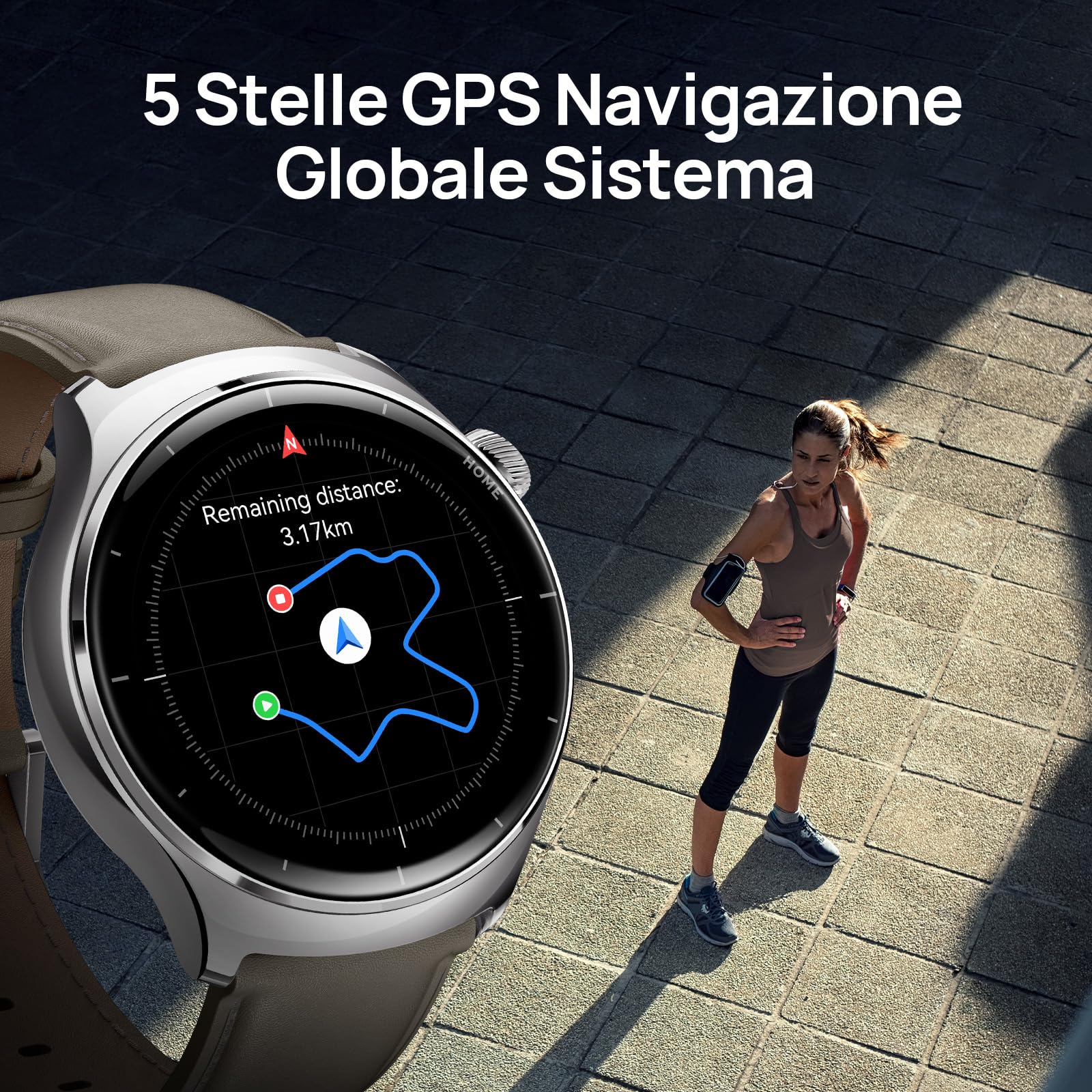 Mibro Lite3 Pro Smartwatch Uomo Donna per Corsa, GPS, 1,32'' AMOLED, Grigio | 15 Giorni Autonomia, Chiamate Bluetooth, Monitoraggio Fitness, Sonno & Battito, per Corsa/Trekking/palestra, per Android/iOS