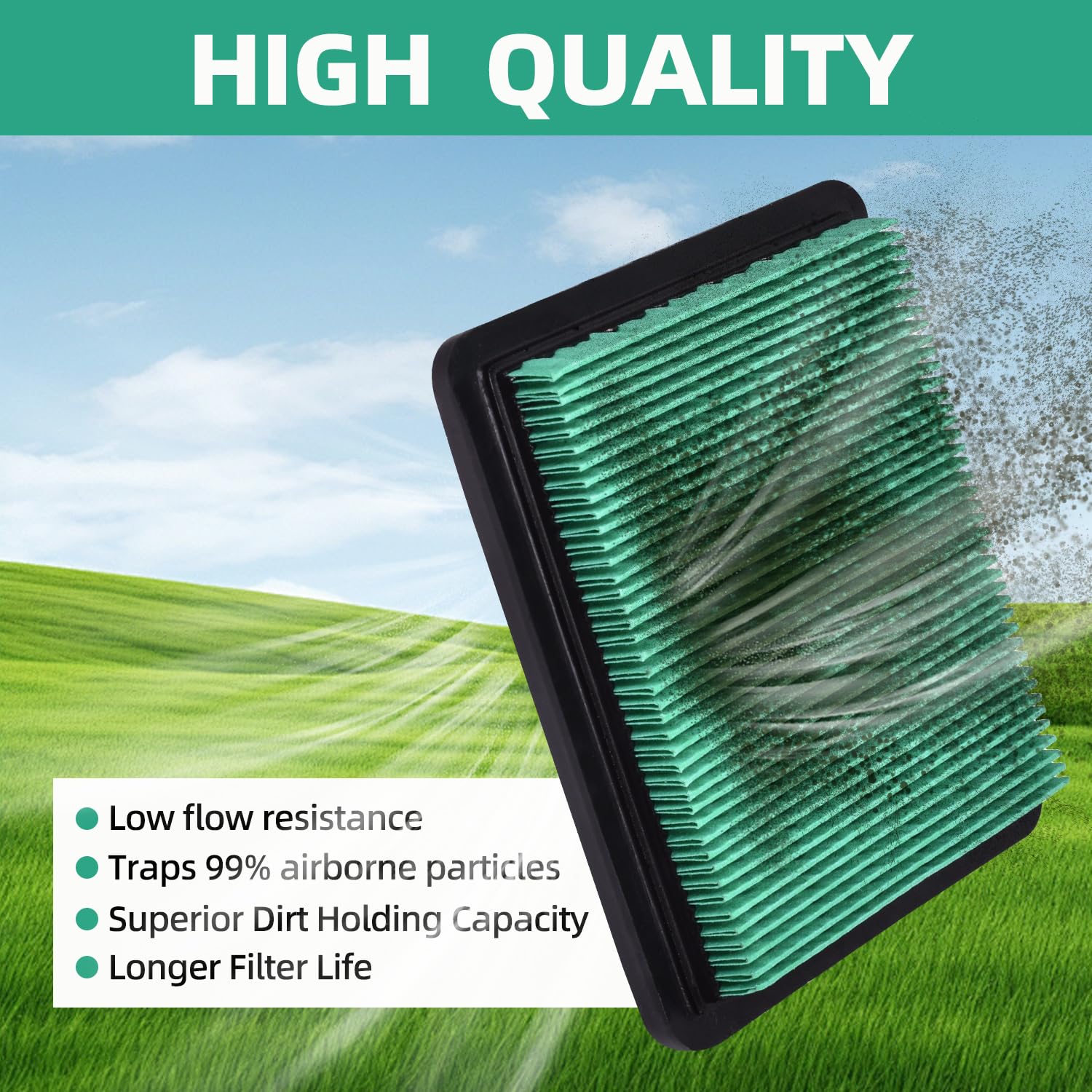 Air Filter Combo / Fits Honda 17211-ZL8-023