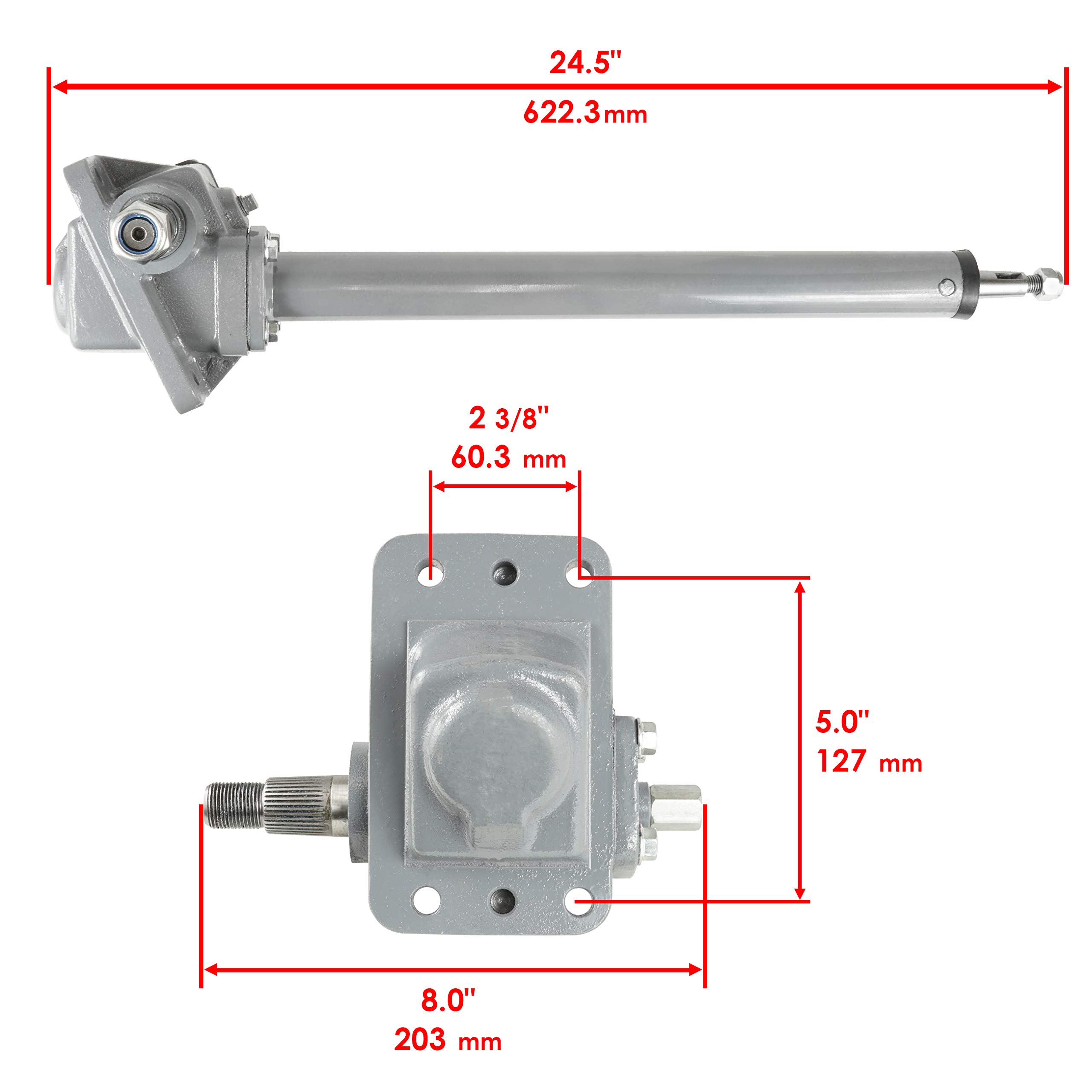 Amazon.com: Caltric Steering Box Shaft Assembly Yanmar  