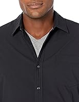 Vista 4 de Tienda Essentials Camisa de popelina de manga larga ajustada para hombre