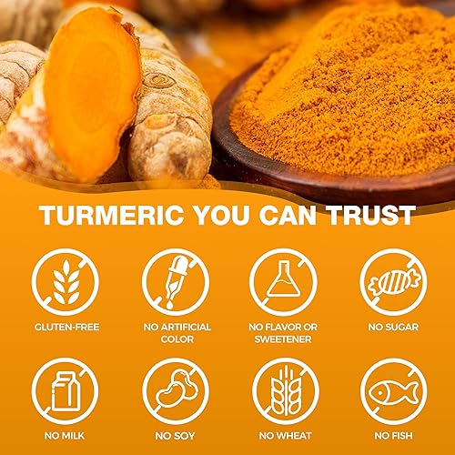 Miniatura 7 de Vitamina World Cúrcuma Curcumina, 1