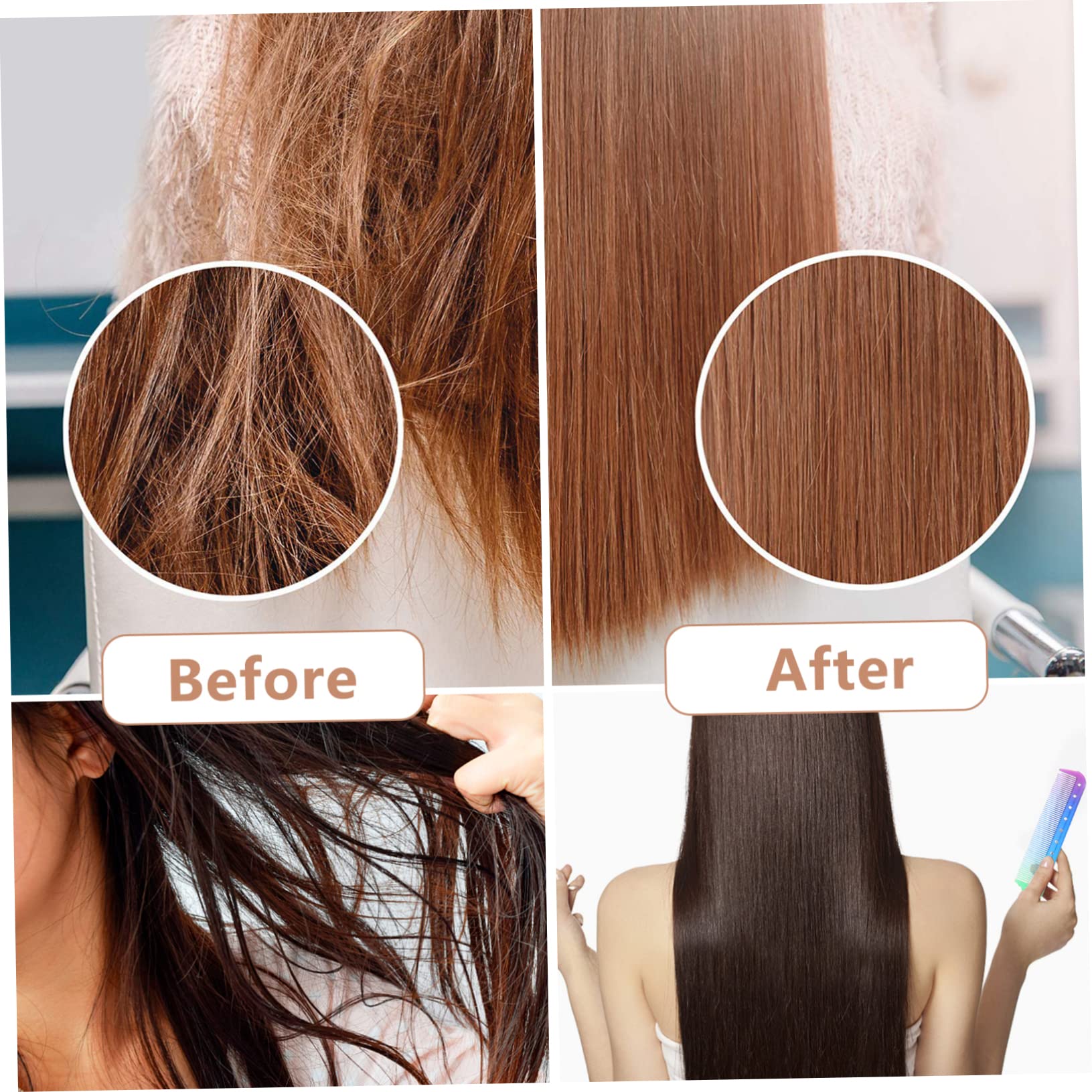 DOITOOL 9stücke Teiliges Bunter Friseur-kämme Antistatischer Haarschneidekamm Für Salon Und Heimanwendung Einfache Entwirrung Für Gesundes Glänzendes Haar
