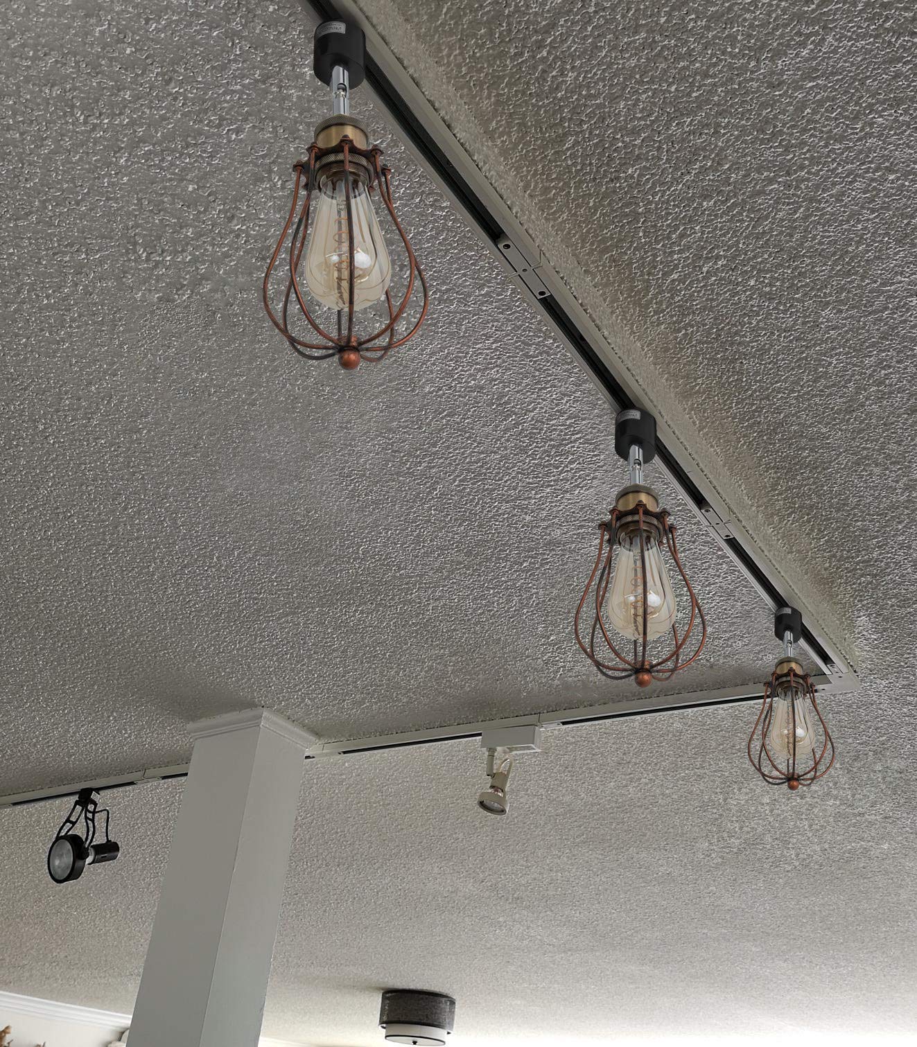 Amazon.co.jp : FSLiving レトロ LEDスポットライトダクトレール用