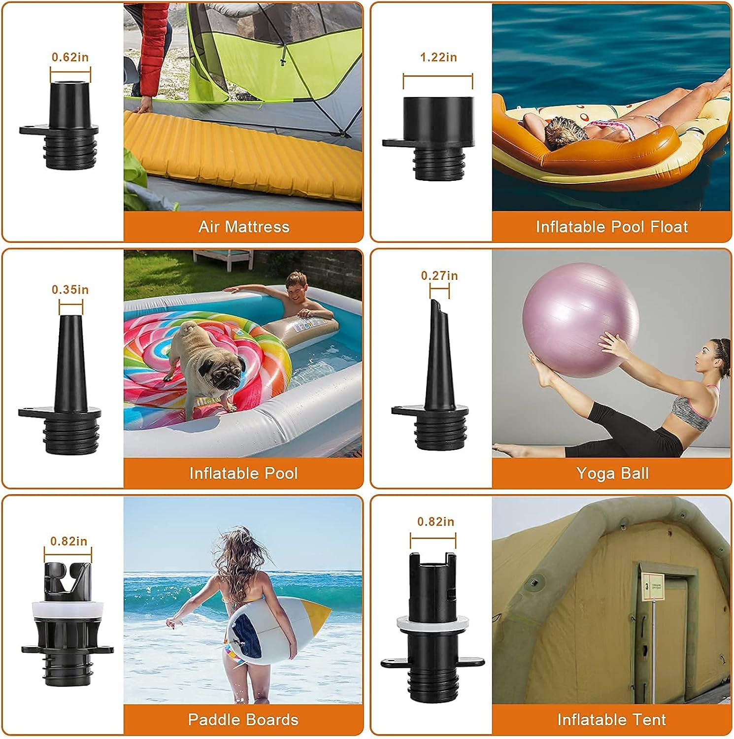 AGPTEK Electric Air Pump Bundle with 20PSI SUP Air Pump