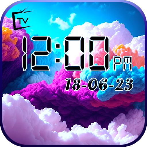 Vibrant Ambience Uhr UHD: Analoge und digitale Uhr mit Alarm- und Ereigniserinnerungen für Fire TV - KEINE WERBUNG