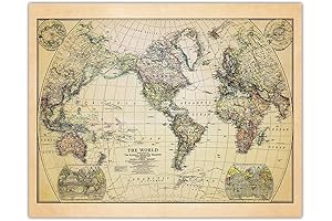 Vintage 1922 World Map Poster - Your Window to the World