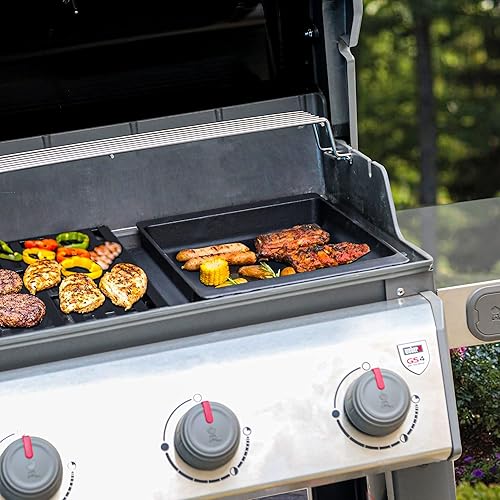 Miniatura 16 de Parrilla 7566 Piezas de repuesto de plancha de hierro fundido para Weber Genesis, plancha para parrilla Weber Genesis Serie 300 Genesis E-310 E-320