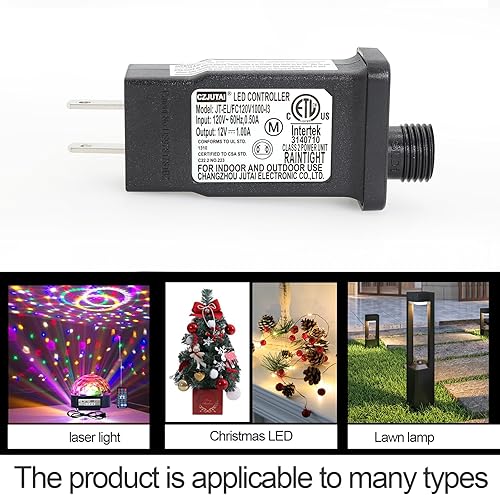 Miniatura 3 de PremierAdapter Fuente de alimentación, transformador para CZJUTAI JT-EL/FC- 120V1000-C 12V12W /9W /7.2W /6W /4.5W /1.35W -IP44 iluminación navideña,