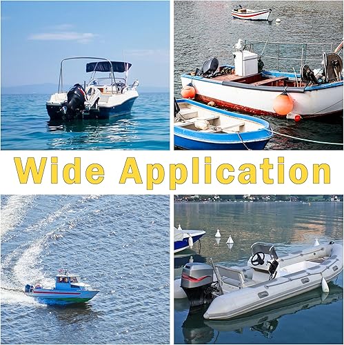 Miniatura 5 de 10.1 x 13 OEM actualización de aluminio fuera de borda hélice para barco BRP, Johnson, Evinrude, OMC Stern Drive 15-35HP, 14 dientes ranurados,