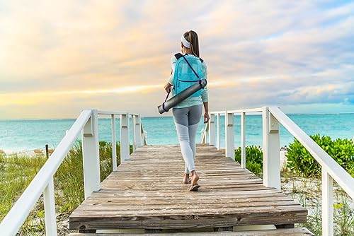Miniatura 6 de Mochilas de malla transparente para niños en la escuela, playa, viajes, mochila de malla transparente con correas acolchadas, Azulclaro, Viajar