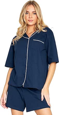CityComfort Pijama Mujer Algodón Verano Corto