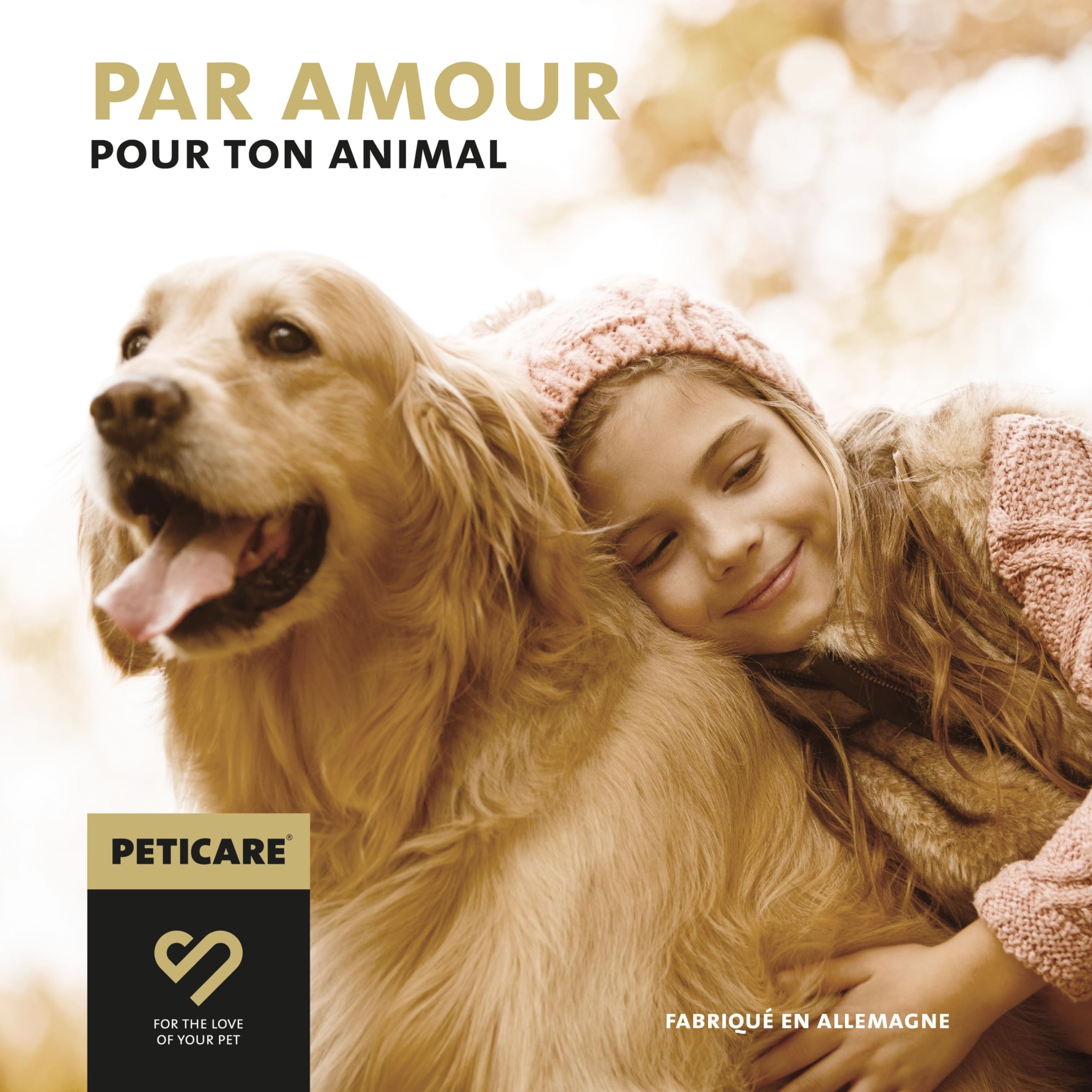 Peticare Shampoo Sec Naturel pour Chiens | Nettoyage sans Stress et Eau | Contre la saleté, Les odeurs | Soin du Pelage pour Tous Types de Poils | avec Huile d'argan et de Coco | petDog Health 2111