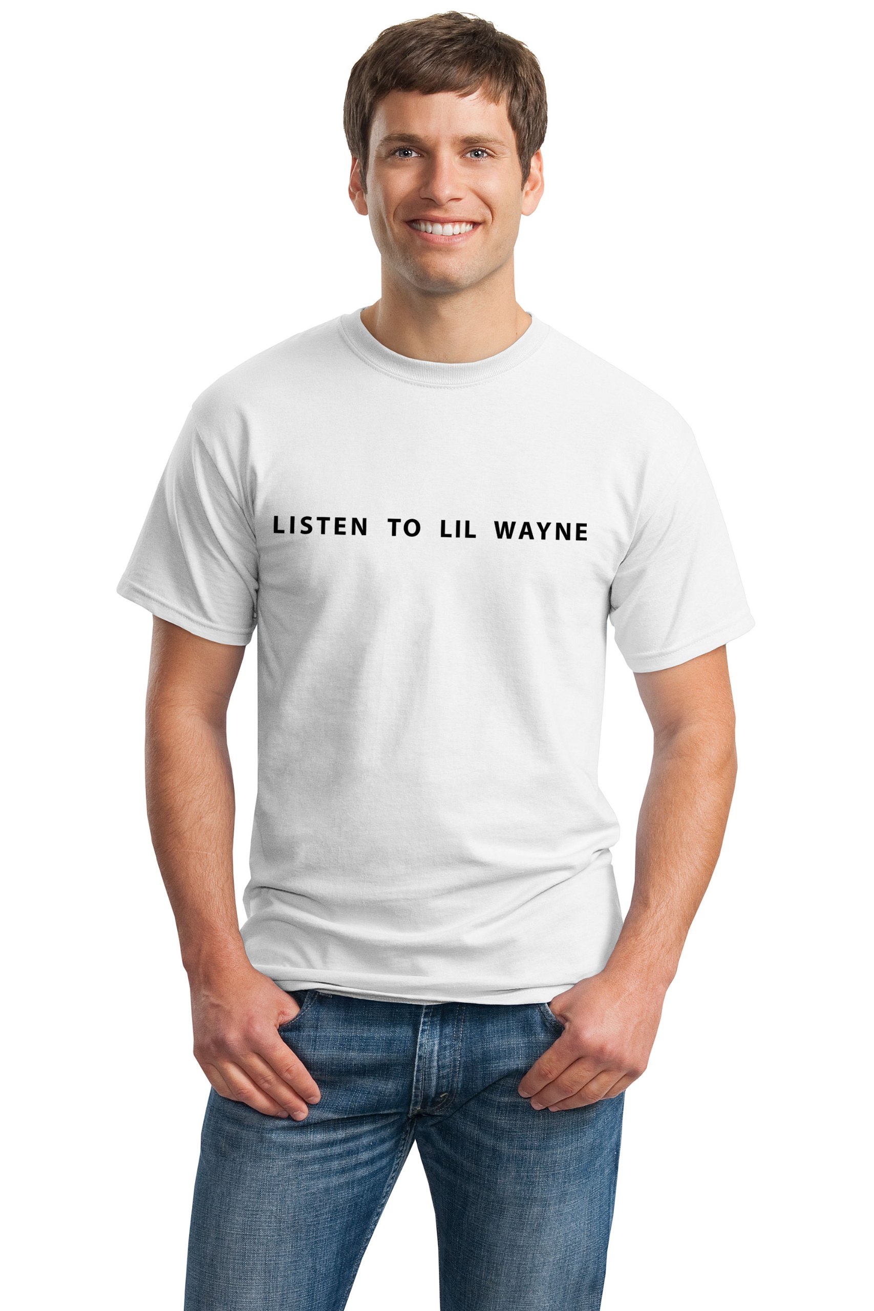 LISTEN TO LIL WAYNE Adult Unisex T-shirt/Lil Wayne Weezy Grammy Shirt