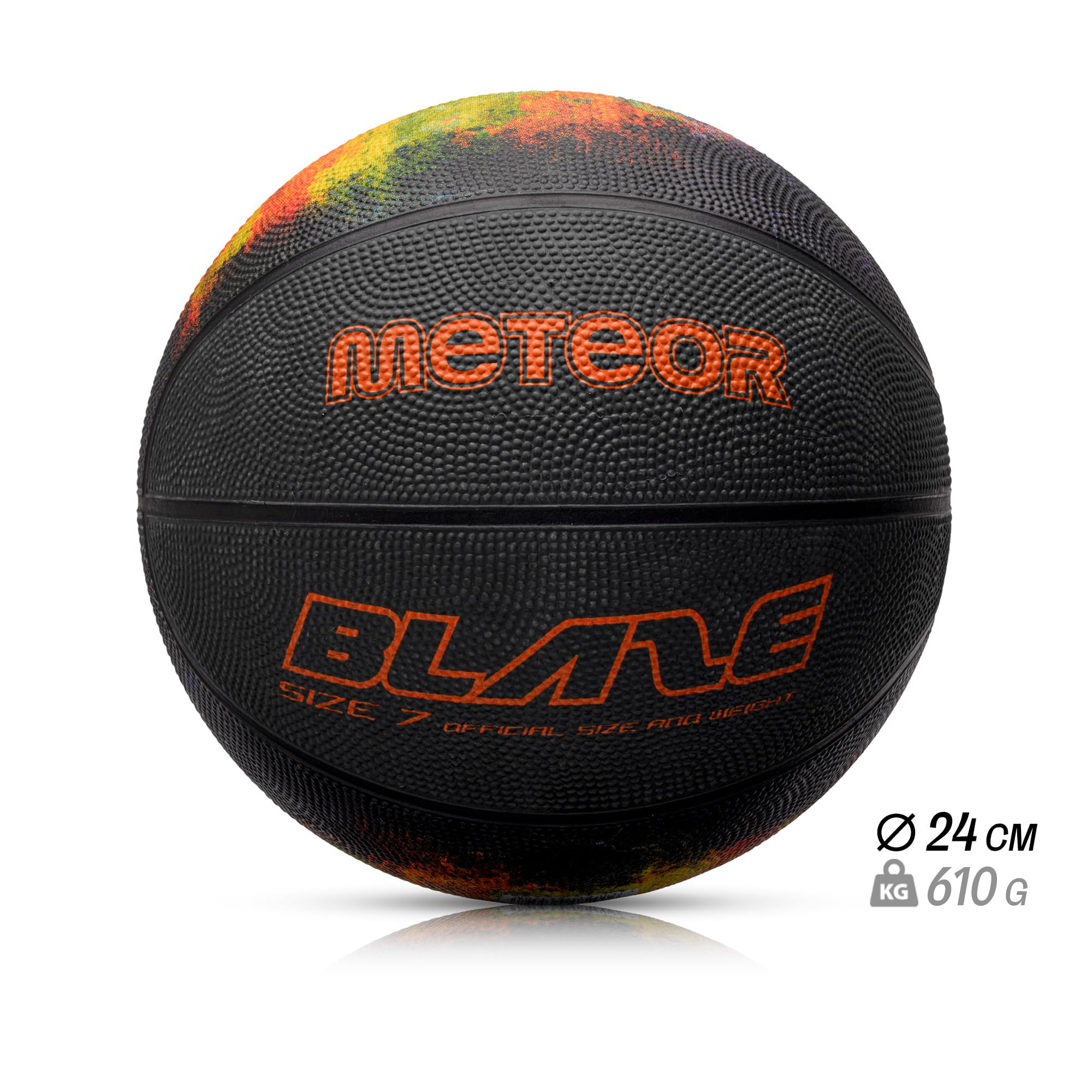 Piłka Do Koszykówki Piłka Do Kosza Rozmiar 4 5 7 dla Dzieci Młodzieży Dorosłych do Treningu Koszykówki Basketball METEOR