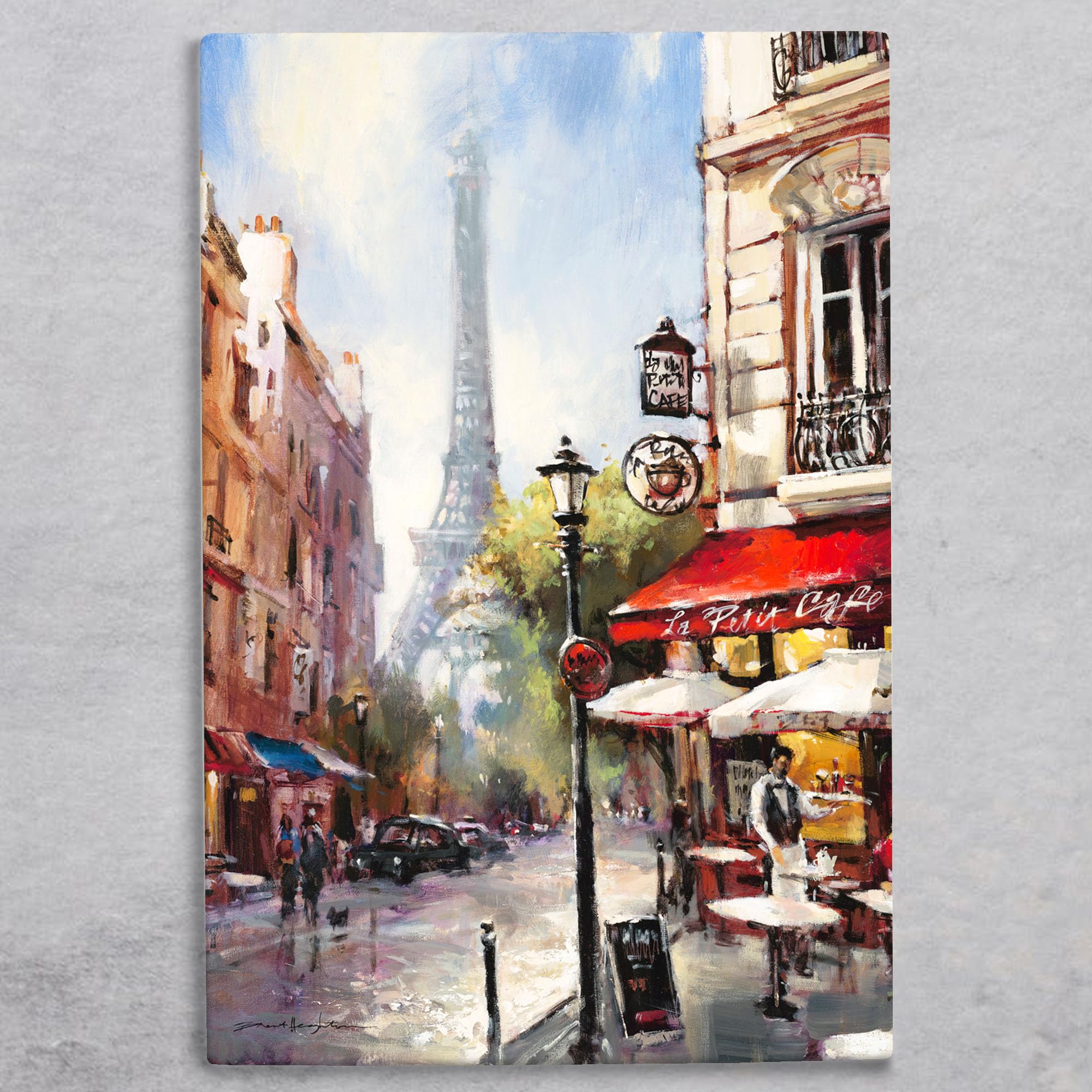 Tour D'eiffel Ceramic Tile Picture Plaque Sign Wall Art By Brent Heighton Paris Eiffel Tower Scene 30x20cm