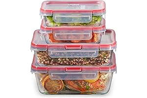Pyrex Freshlock 8-piece Rectangle Storage Container Set (4 pack)