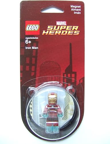 LEGO Imán de Iron Man de Marvel Super Heros