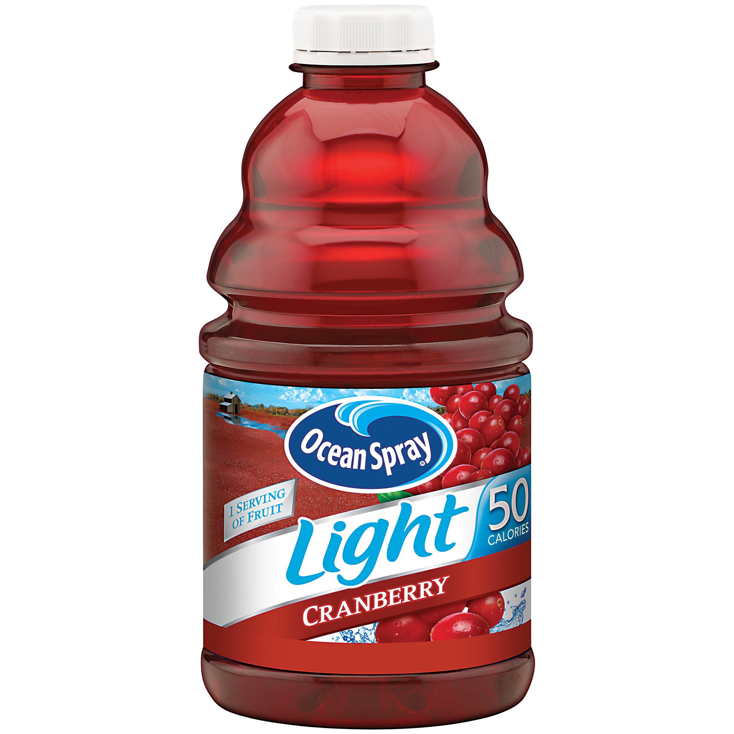 04/09/25 Ocean Spray Cran50 Cranberry Juice Cocktail Drink, 46 Fl Oz Bottle (Pack of 8)