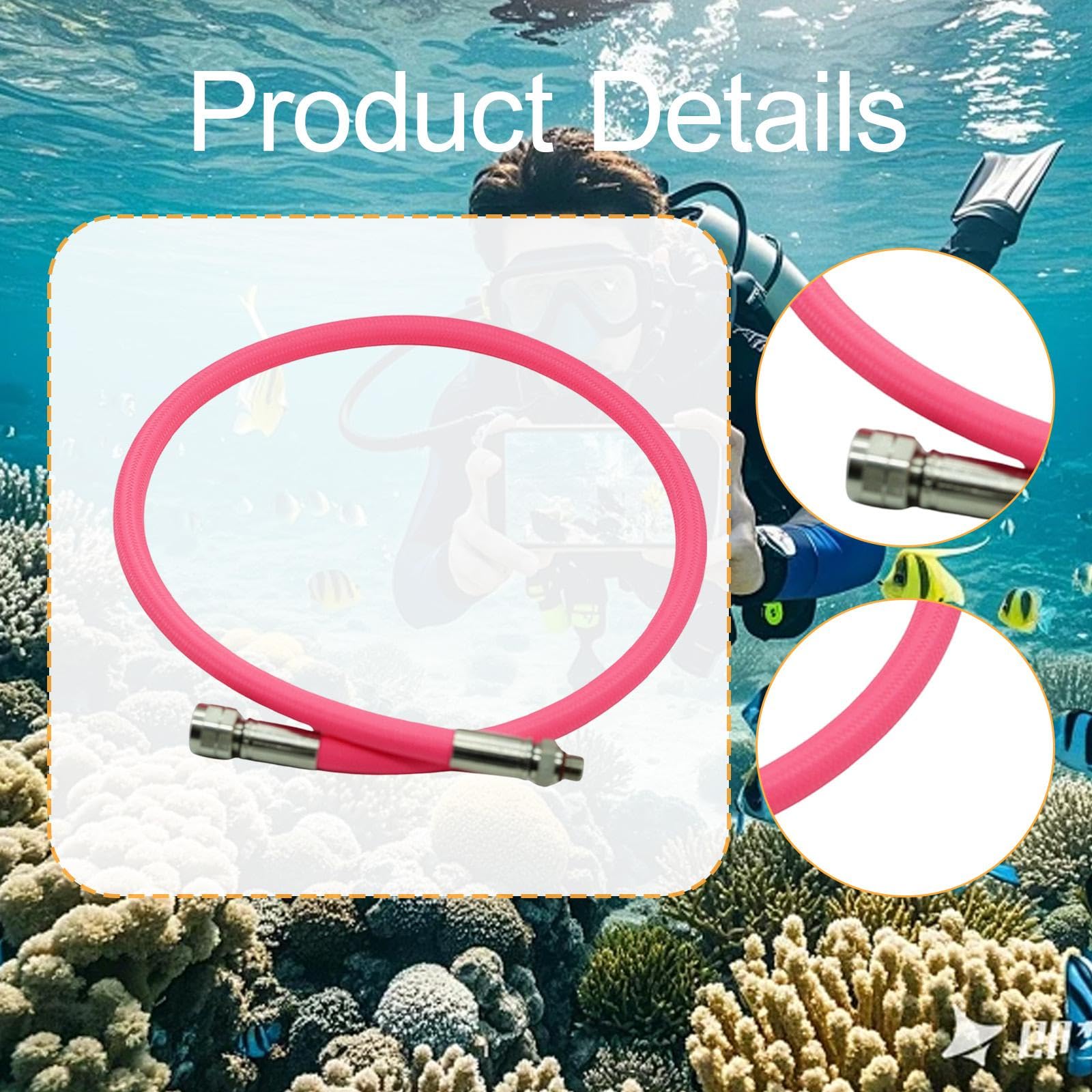 Pezzo di Ricambio per Erogatore di Bassa Pressione, Resistente all'Usura, Accessorio per Erogatore Subacqueo, Leggero per Immersioni.