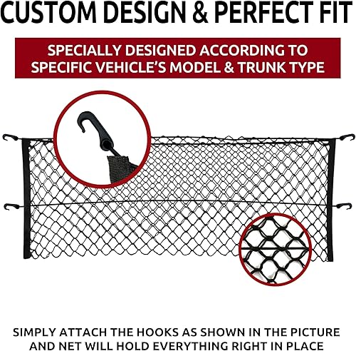 Miniatura 3 de Funda de red de carga para maletero de Chevrolet Equinox GMC Terrain 2010 11 12 13 14 15 2016 2017