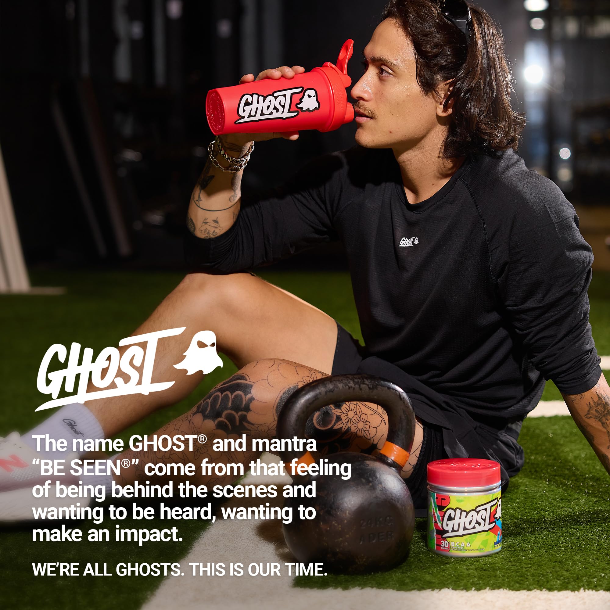 GHOST BCAA Powder Amino Acids Supplement, Blue Raspberry - 7G BCAA — Amazon image 6