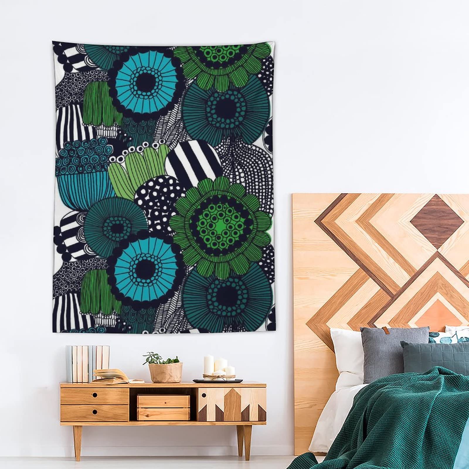 Amazon.co.jp: マリメッコ タペストリー,モダン 多機能 おしゃれ壁掛け