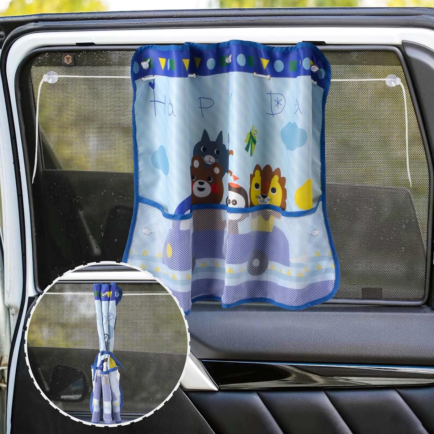 Guttox Car Sun Shade for Baby,70X50CM Adjustable Baby WIndow Shades