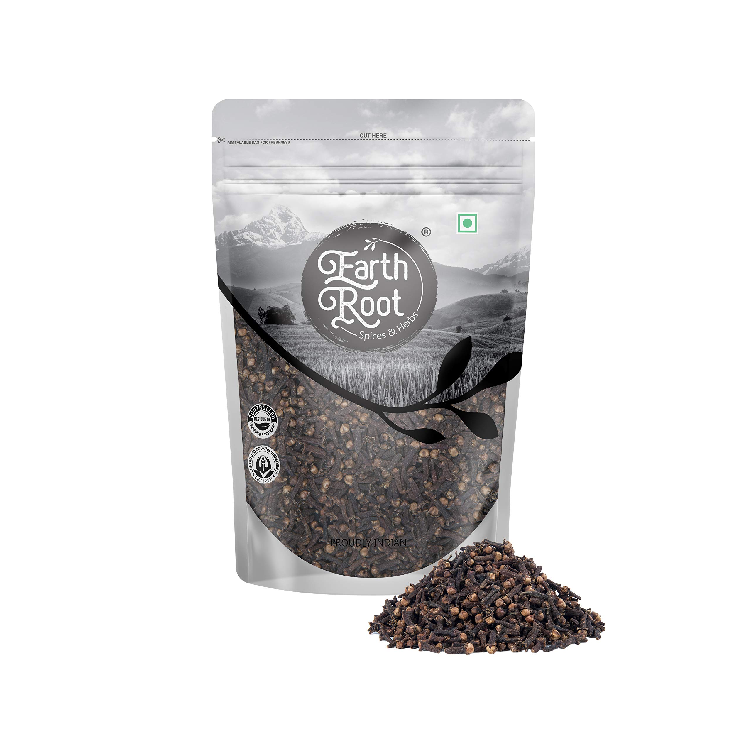 EarthRoot® Natural Whole Cloves| Laung | Lavang | Nelke | Lavangi | Lavamgam (700g) Healthy Indian Spice | No Preservative (B08D68XWZ7) Amazon Price History, Amazon Price Tracker