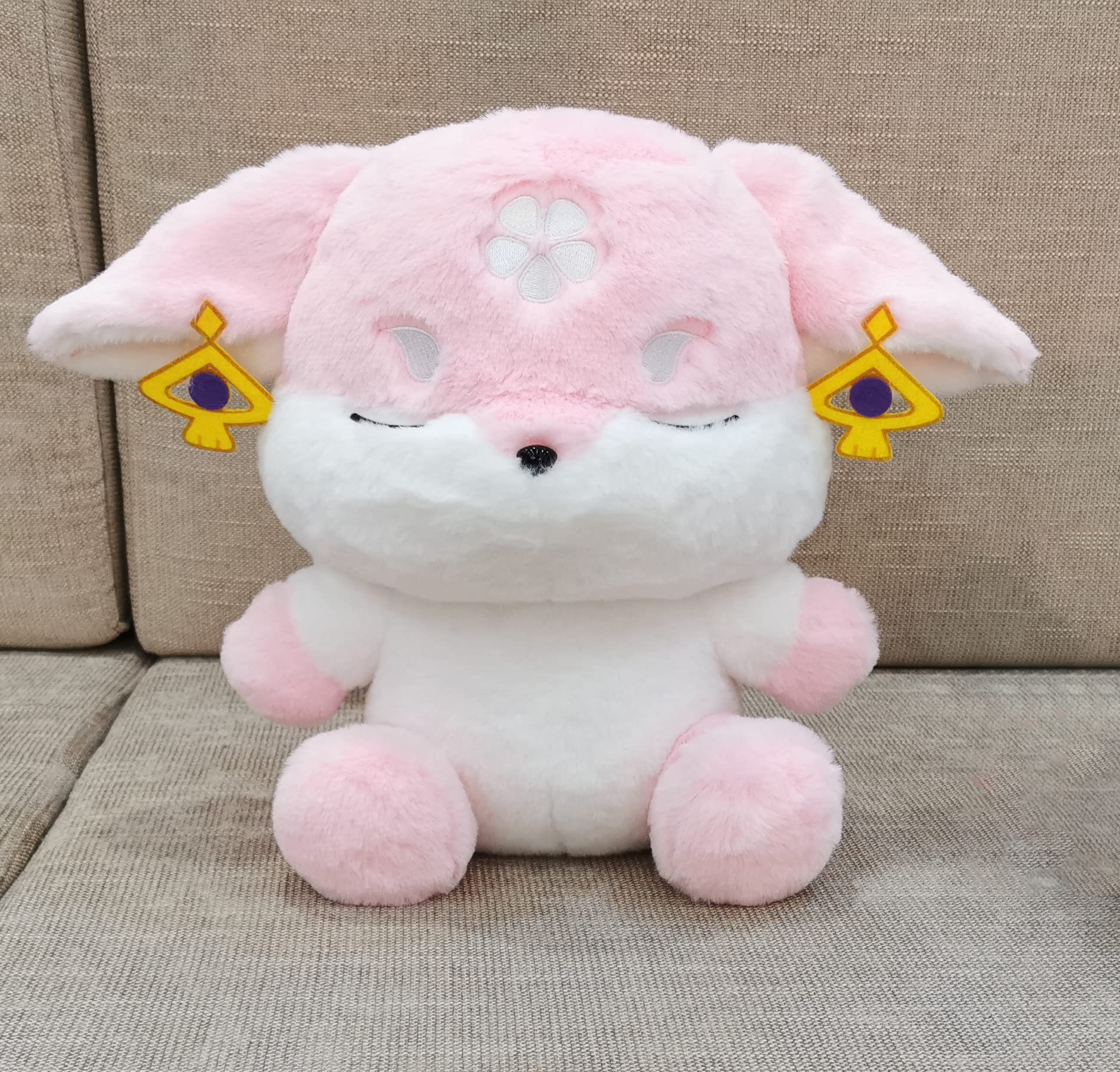 Yae Miko Fox Plush Doll Genshin Impact Plush Toy Stuffed Animals Plush Cartoon Foxy Plush 11.8
