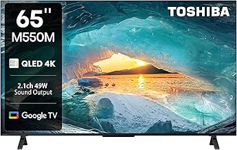 Toshiba 65 inch (164 cm)  M550MP Series Google 65M550MP (Black) Smart 4K Ultra HD QLED TV
