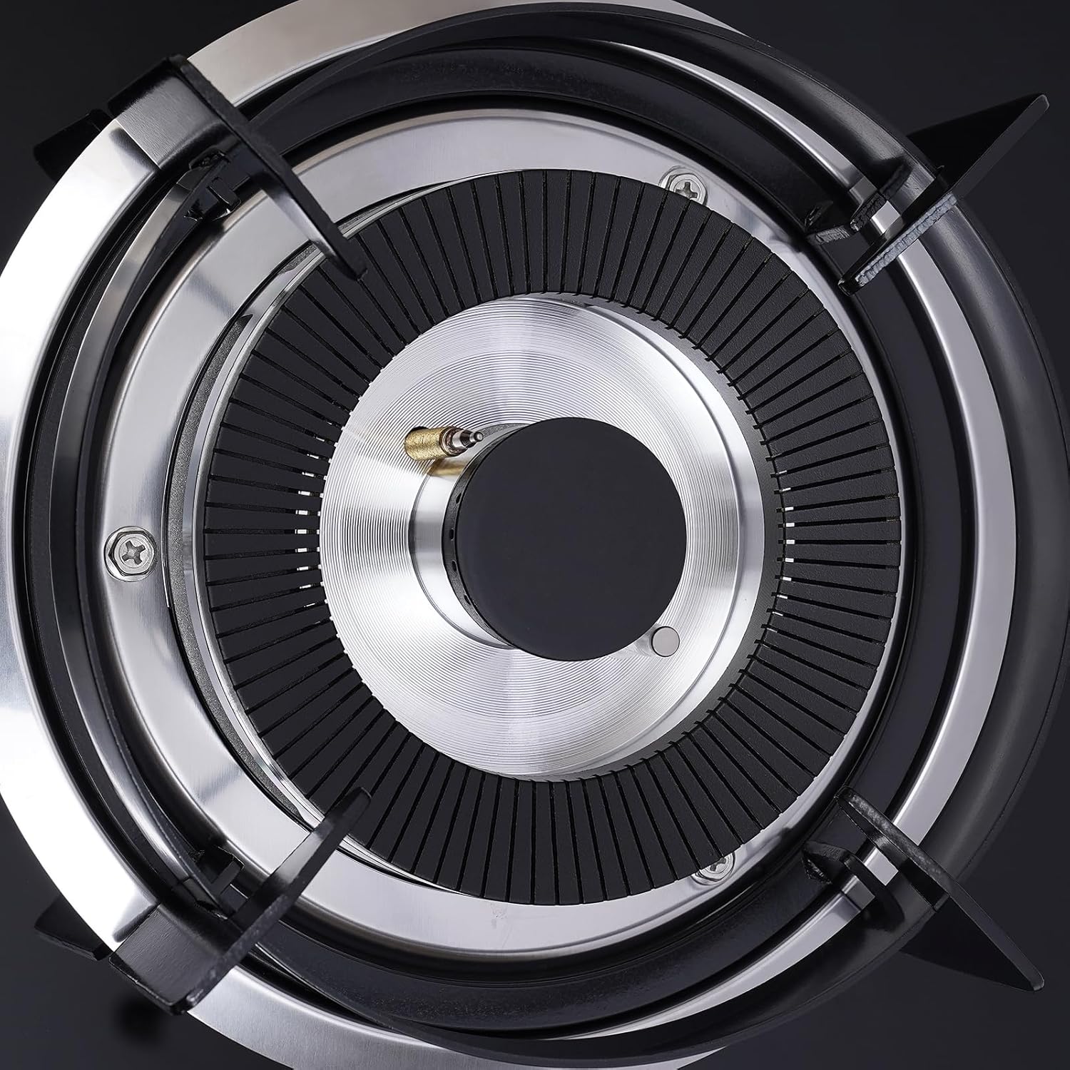 Gas Cooktop 2 Burners Gas Stoves, 29in Countertop Gas Cooktop Built-in Stove, Left and Right Two Different Burner Sizes Portable Auto Ignition LPG Stove