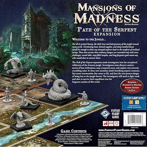 Miniatura 6 de Expansión Mansions of Madness Path of The Serpent - Conquista los peligros de la selva y descubre nuevos horrores. A partir de 14 años, 1-5