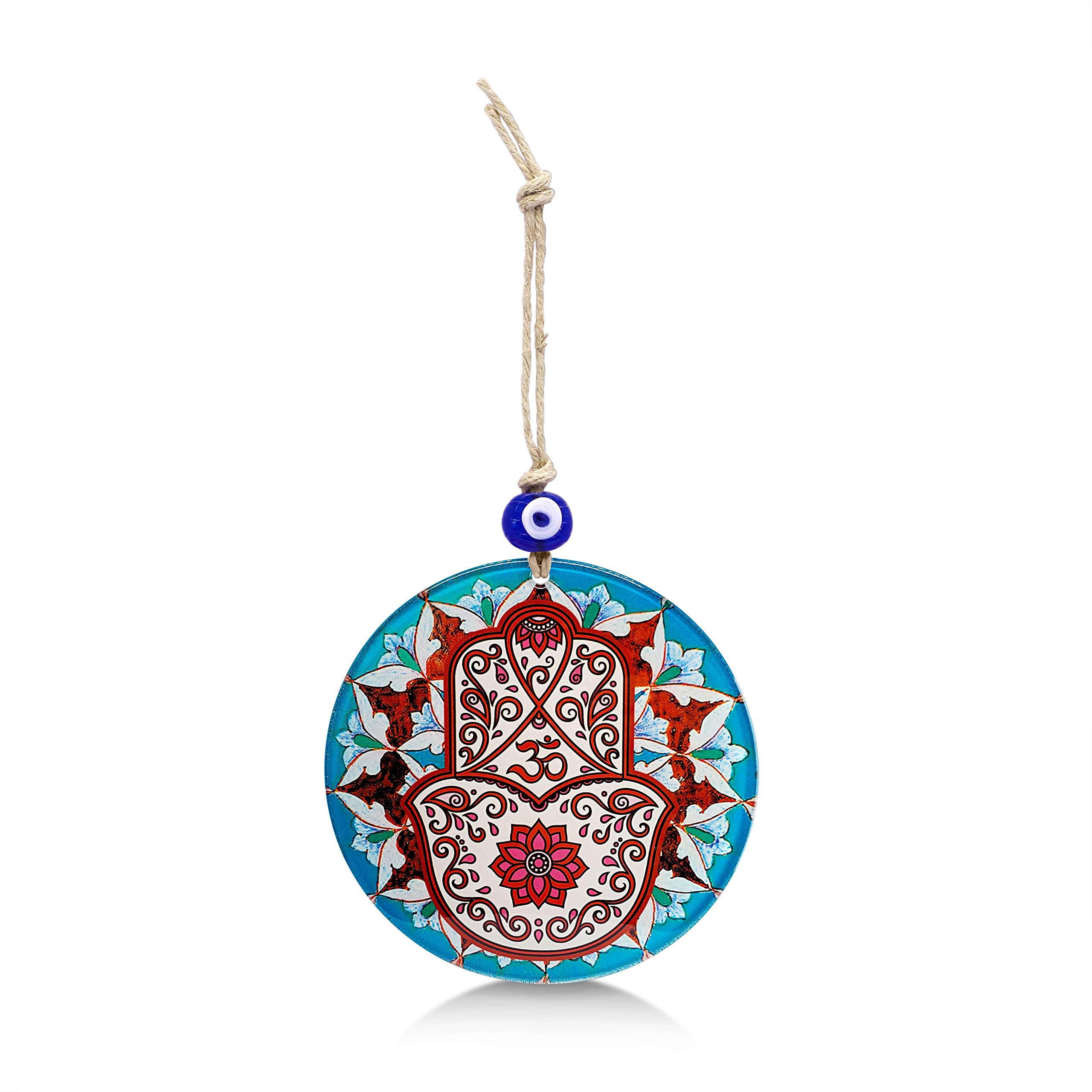 Om Wall and Evil Eye Amulet Hanging Decoration