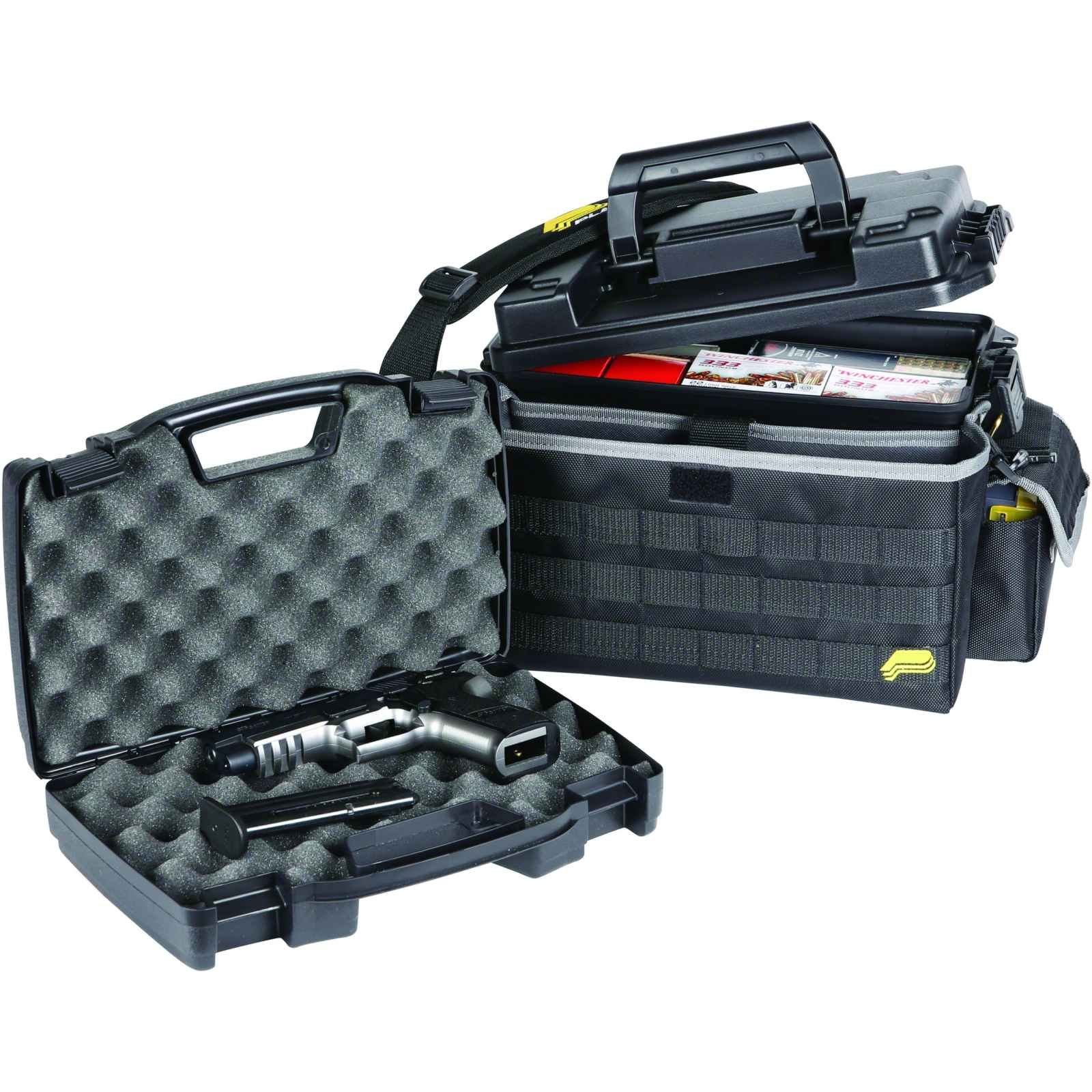 Plano X2 Range Bag- Medium Borsa tattica da poligono per la conservazione di armi, munizioni e attrezzature con custodia sigillata a prova d'acqua per le munizioni, scatola per le munizioni