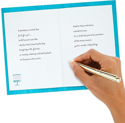 Vista 46 de Hallmark Tarjeta de cumpleaños de firma (Best Birthday Ever)