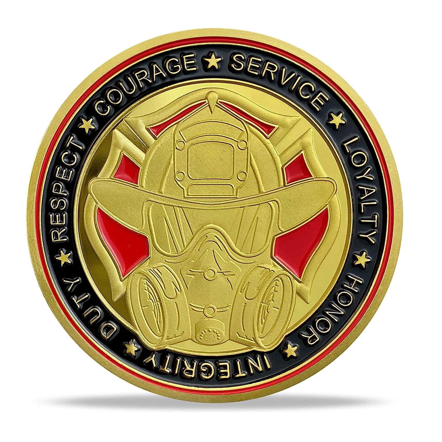 Amazon.co.jp: 消防士の誓いチャレンジコイン 消防士の祈りのコイン : ホビー