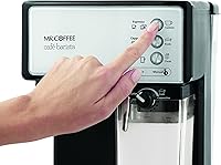 Vista 4 de Cafetera Mr. Coffee Cafe Barista para espreso, Blanco