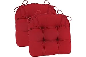 Klear Vu Red Wicker Chair Cushions