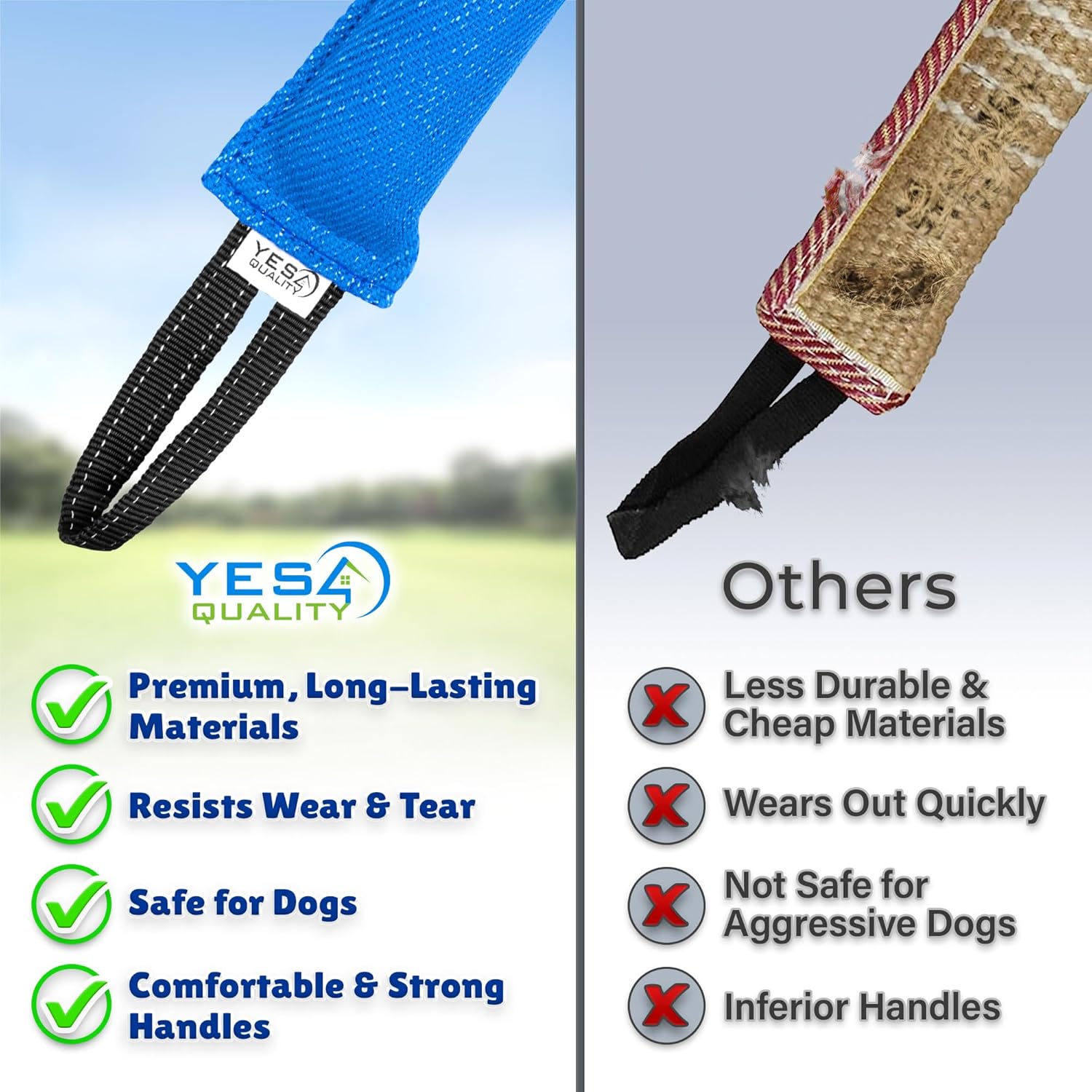 YES4QUALITY Dog Bite Tug Toy - 30x9cm, Blue -... 19 YES4QUALITY Dog Bite Tug Toy - 30x9cm, Blue -...