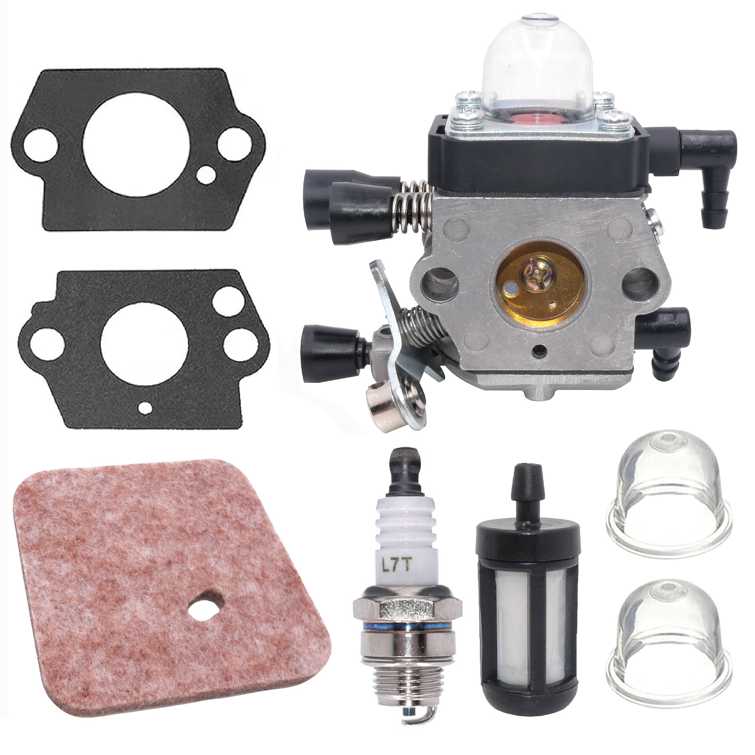 Carburateur C1Q-S186 filtre à air bougie pour coupe-herbe débroussailleuse Stihl FS45 KM55